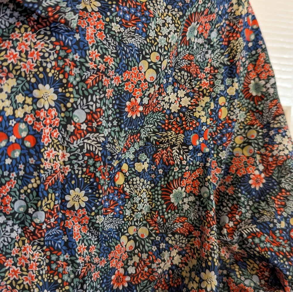 J Crew Perfect shirt in Liberty® elderberry floral - Picture 5 of 6